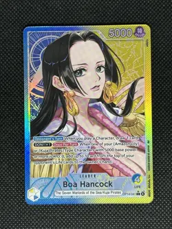 One Piece The Azure Sea’s Seven OP14-041 Boa Hancock Alt Art Leader English - Image 1