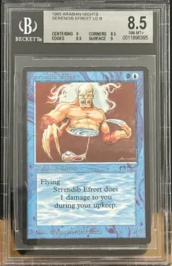 1993 MTG Arabian Nights Serendib Efreet Magic the Gathering BGS 8.5 Near Mint+ - Image 1