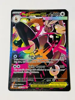 Pokemon TCG Mega Lopunny EX 128/094 Special Illustration Rare Phantasmal Flames - Image 3