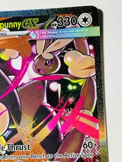 Pokemon TCG Mega Lopunny EX 128/094 Special Illustration Rare Phantasmal Flames - Image 5