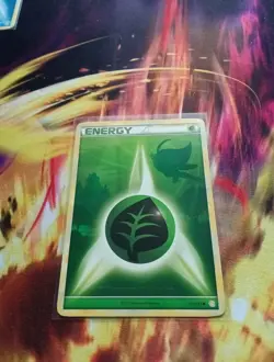 Pokemon TCG Celebi Grass Energy 115/123 Heart Gold Soul silver - Image 1