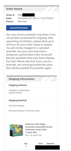 X2 Ascended Heroes Pokemon Center ETB & X4 Booster Bundles CONFIRMED PREORDER✅ - Image 2