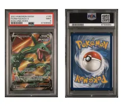 PSA 9 2021 POKEMON SWORD & SHIELD EVOLVING SKIES #193 FA/RAYQUAZA V PSA MINT - Image 3