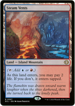 Steam Vents - 0267 - Lorwyn Eclipsed ECL - MTG - NM/M - Image 1