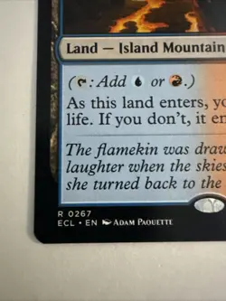 MTG Lorwyn Eclipsed Steam Vents 0267 (Regular) ECL NM - Image 2
