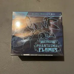 Pokemon Mega Evolution Phantasmal Flames Elite Trainer Box Factory Sealed ETB - Image 1