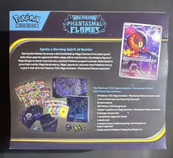 Pokemon Mega Evolution Phantasmal Flames ETB (Elite Trainer Box) *Factory Sealed - Image 2