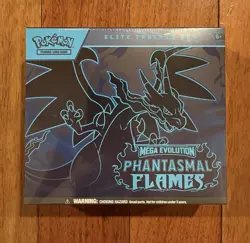 Pokemon Mega Evolution Phantasmal Flames ETB Elite Trainer Box Factory Sealed - Image 1