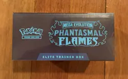 Pokemon Mega Evolution Phantasmal Flames ETB Elite Trainer Box Factory Sealed - Image 2