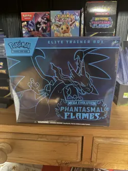 Mega Evolution Phantasmal Flames Elite Trainer Box ETB Factory Sealed Pokemon - Image 1