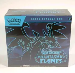 Pokemon Mega Evolution Phantasmal Flames Elite Trainer Box ETB Factory Sealed - Image 1