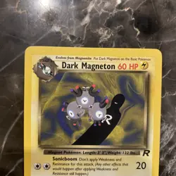 Pokemon TCG Team Rocket Dark Magneton 28/82 Vintage Card - Image 2