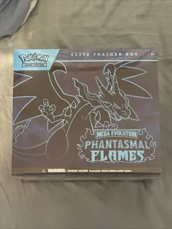 Pokemon Mega Evolution Phantasmal Flames Elite Trainer Box ETB (Factory Sealed) - Image 1