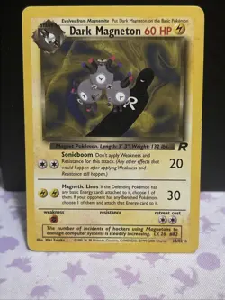 Dark Magneton 28/82 Team Rocket Regular Unlimited Rare Pokemon TCG MP - Image 1