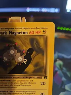 Pokemon TCG Dark Magneton 28/82 Rocket Non Holo Rare LP - Image 3