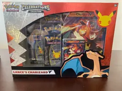 Pokemon TCG Celebrations Lance's Charizard V and Dark Sylveon V Box Set - Image 2