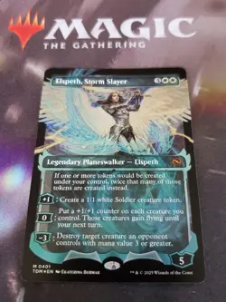 Mtg. Elspeth, Storm Slayer. Foil Showcase. Tarkir: Dragonstorm. Pack Fresh - Image 1