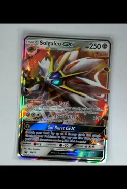 Pokemon Card Solgaleo GX SM16 Black Star Promo Ultra Rare Half Art NM - Image 1