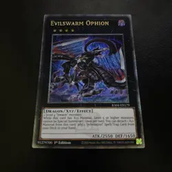 Evilswarm Ophion RA04-EN179 Quarter Century Rare Yugioh Card 1st Ed Mint - Image 1