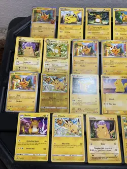 (30) Pikachu CARDS LOT VTG HOLO Raichu Stamped Red Cheeks Halloween Sm234 1999 - Image 2