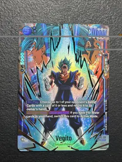 Dragon Ball Fusion World Vegito Secret Rare Card Alt Art FB02-139 - Image 1