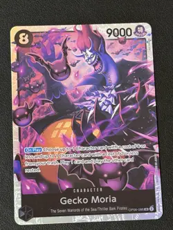 Gecko Moria OP06-086 SR Wings of Captain One Piece Card English - Image 1
