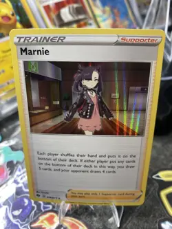Pokemon TCG Champions Path - Marnie Trainer #56/73 - Holo Rare Card *NM* - Image 1