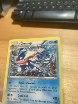 Pokemon Card Greninja XY162 Cosmos Holo Black Star Promo * 2016 * NM - Image 2