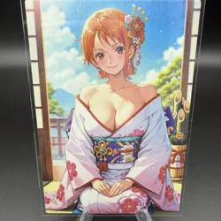 Nami One Piece Anime Waifu Card Doujin ACG Goddess Holo - Image 2