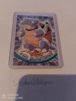 Blastoise #09 Red Logo 1999 Topps Tv Animation Pokemon Card Mint Pack Fresh - Image 1