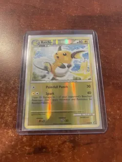 Pokemon TCG Raichu Undaunted 33/90 Reverse Holo Pokemon Card - Image 1