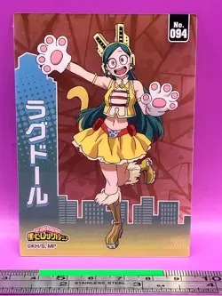 Tomoko Shiretoko / Ragdoll 094 My Hero Academia MHA Trading Card TCG Japan #726 - Image 3