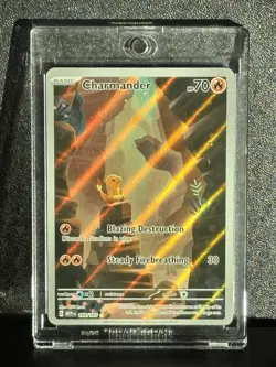 Pokemon TCG Charmander 168/165 SV Scarlet & Violet 151 Card NM Condition - Image 2