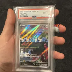 2023 POKEMON JPN SV4M-FUTURE FLASH ART RARE #076 SWABLU PSA 10 - Image 3