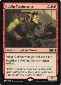 Goblin Trashmaster R Core Set 2019 144 - LP MTG - Image 1