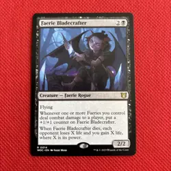 MTG “Faerie Bladecrafter” Commander #014 Reg Rare NM/Unplayed *Ships Free** - Image 1