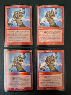 MTG- Galvanic Discharge x4 - MH3 - Retro Frame All FOIL - Image 1