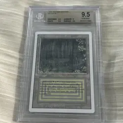 Bayou - MTG Magic the Gathering Revised Edition Beckett BGS 9.5 Gem Mint - Image 1