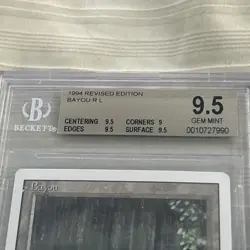 Bayou - MTG Magic the Gathering Revised Edition Beckett BGS 9.5 Gem Mint - Image 5