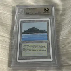 Tropical Island - Revised Edition- MTG Magic the Gathering - BGS MINT 9.5 - Image 1
