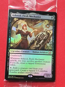 MTG Ashnod, Flesh Mechanist The Brothers' War: Prerelease Sealed With Extras - Image 1
