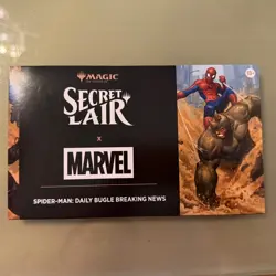 MTG Secret Lair x Marvel's Spider-Man: Daily Bugle Breaking News Non Foil Sealed - Image 1