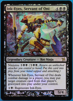 Ink-Eyes, Servant of Oni (Prerelease) FOIL Betrayers of Kamigawa NM (499823) - Image 1