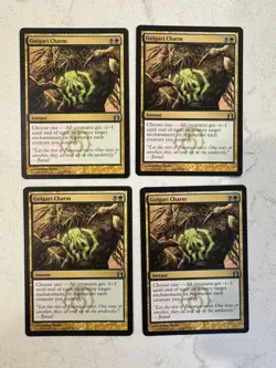 Magic the Gathering MTG Golgari Charm Play Set Of 4 Cards - Image 1