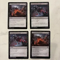 Magic the Gathering MTG Corrupted Conviction Play Set Of 4 - Image 1