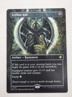 x1 Leyline Axe FDN Foundations MTG #353 RARE BORDERLESS M/NM 1x - Image 1