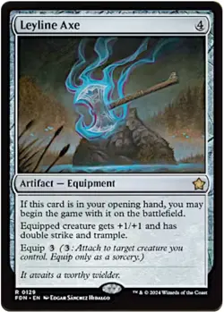 MTG Foundations Leyline Axe (Rare) - Image 1