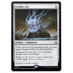 Leyline Axe / Magic MTG / Foundations - Rare - NM - Image 1