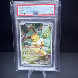PSA 10 GEM MINT Eevee 173/SVP Black Star PROMO Prismatic Evolutions ETB Pokemon - Image 3