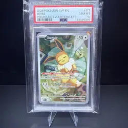 PSA 10 GEM MINT Eevee 173/SVP Black Star PROMO Prismatic Evolutions ETB Pokemon - Image 5